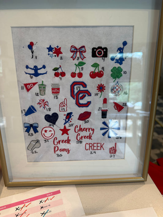 CC Poms Tote Icon Add-On – Large Bag
