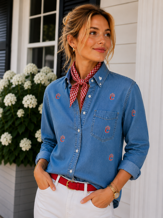 Chaparral Denim Button-Up