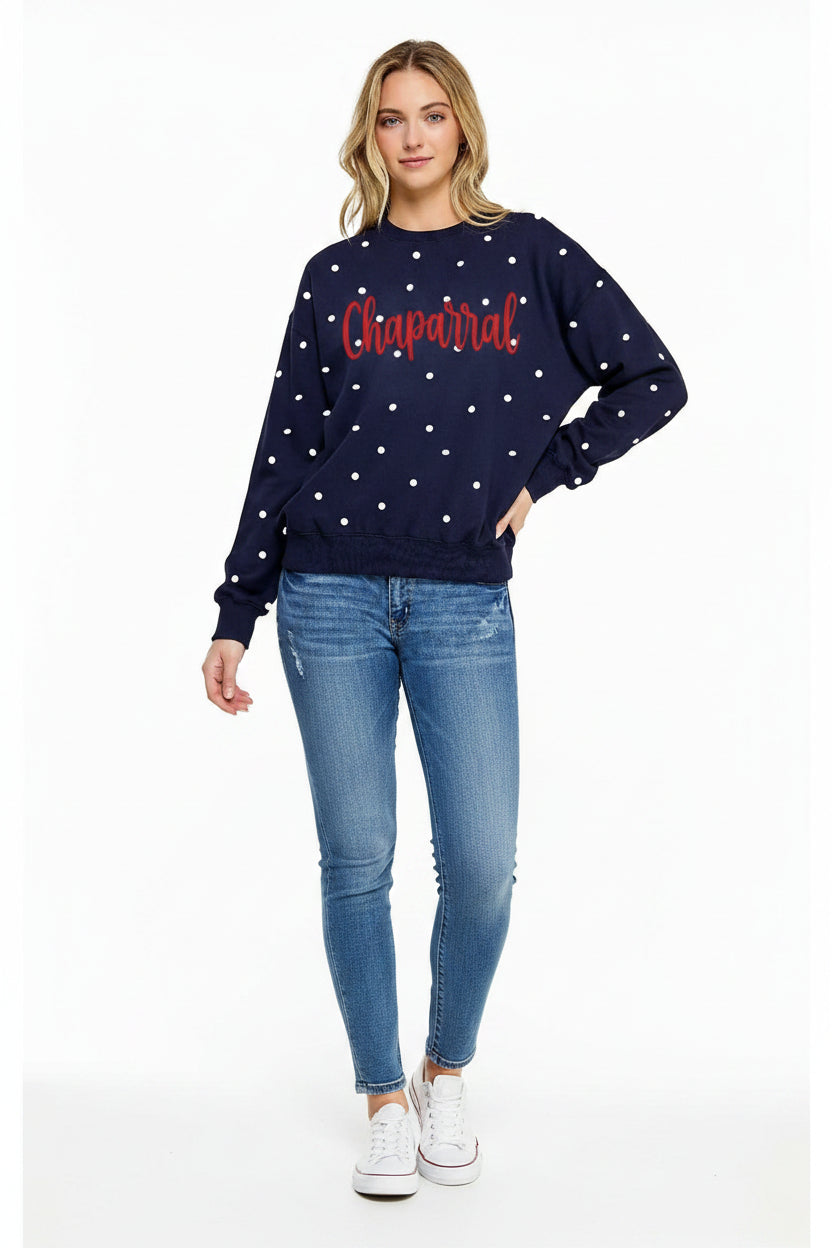 Chaparral Polka Dot Spirit Sweatshirt