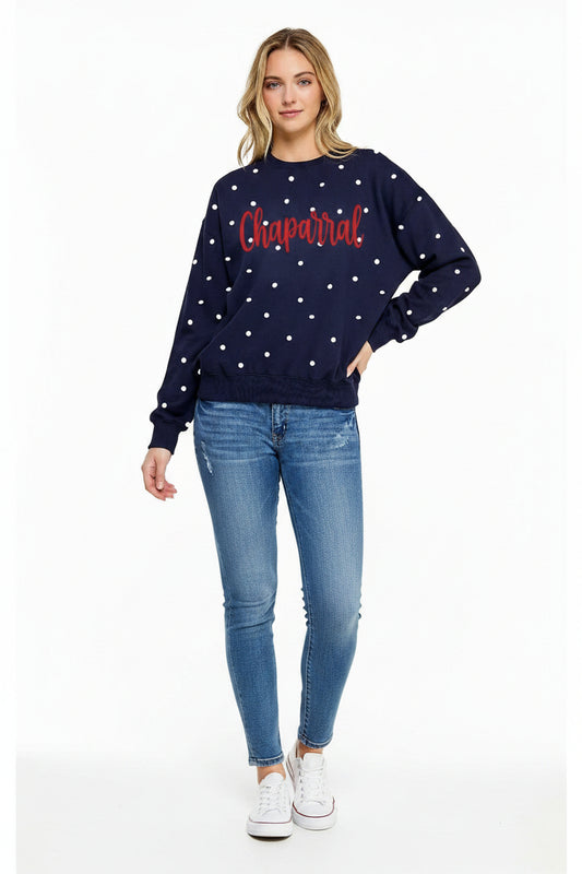 Chaparral Polka Dot Spirit Sweatshirt